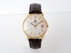 Swiss watch Jaeger LeCoultre Ultra-Thin White Linen Dial 18K Yellow Gold 34