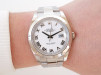 Swiss watch Rolex Datejust 41 White Romans Dial Domed Bezel Oyster Bracelet