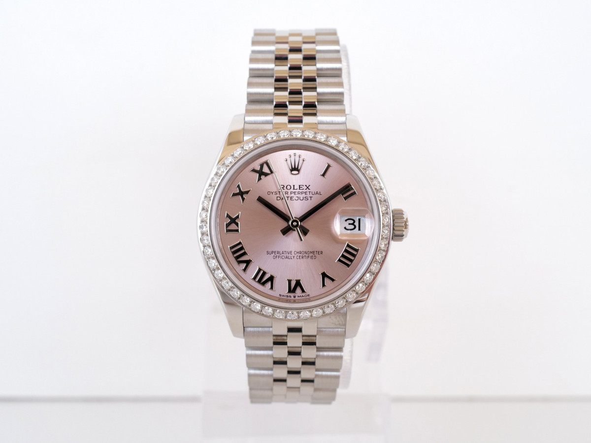 Swiss watch Rolex Datejust 31 Jubilee Pink Roman Diamond Bezel (2025)