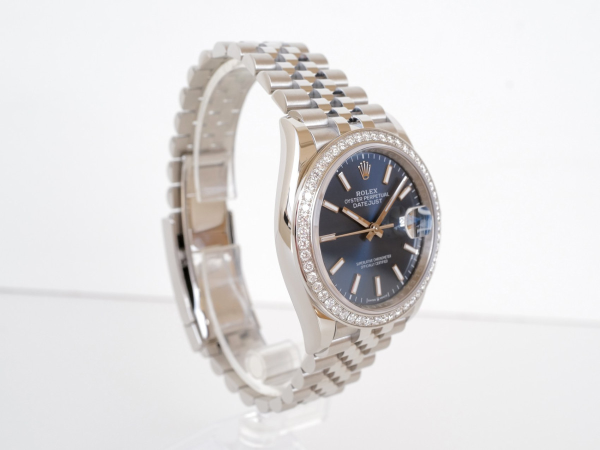 Swiss watch Rolex Datejust 36 Jubilee Steel Diamond Bezel Blue Dial (12.2025)