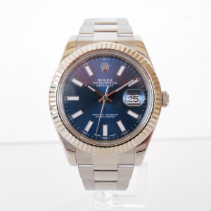 Swiss watch Rolex Datejust II Blue Dial 41