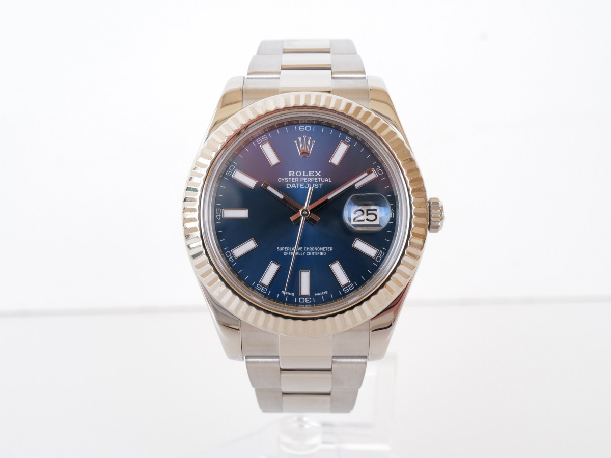 Swiss watch Rolex Datejust II Blue Dial 41
