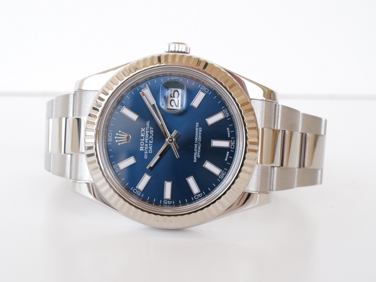 Swiss watch Rolex Datejust II Blue Dial 41
