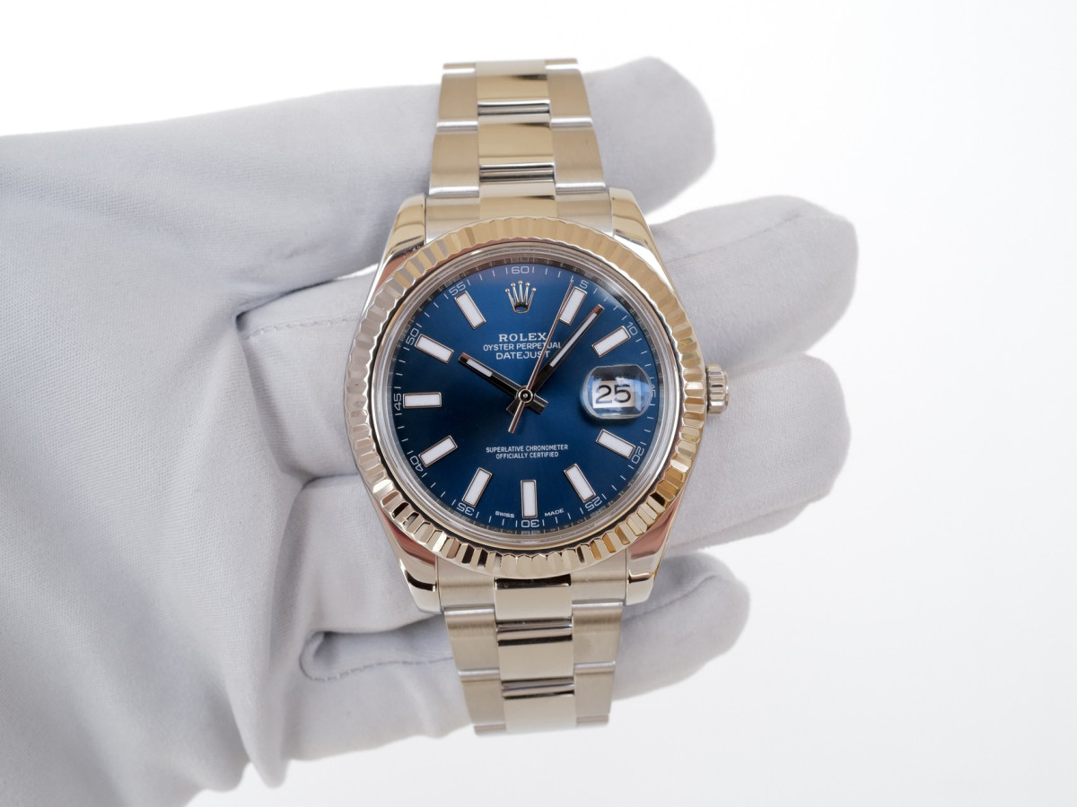 Swiss watch Rolex Datejust II Blue Dial 41