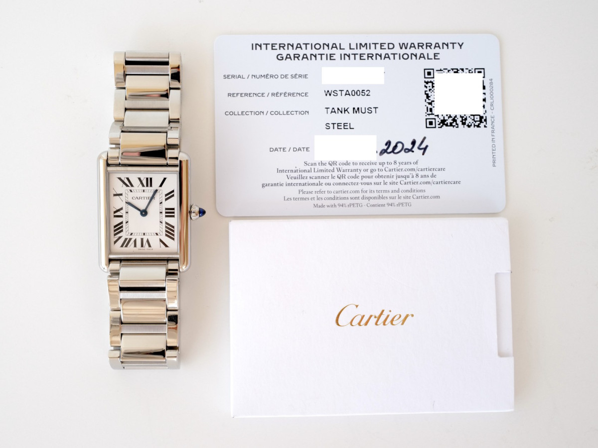 Швейцарские часы Cartier Tank Must Large Quartz
