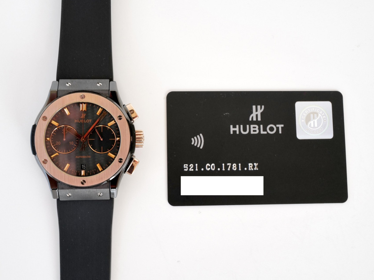 Swiss watch Hublot Classic Fusion Chronograph 45 Ceramic 18K Rose Gold