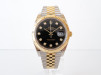 Швейцарские часы Rolex Datejust 41 Jubilee Steel 18K Yellow Gold Black Diamond Dial (2023)