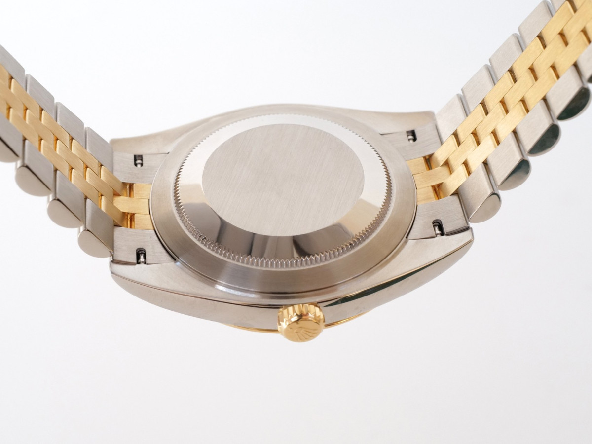 Швейцарские часы Rolex Datejust 41 Jubilee Steel 18K Yellow Gold Black Diamond Dial (2023)