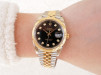 Швейцарские часы Rolex Datejust 41 Jubilee Steel 18K Yellow Gold Black Diamond Dial (2023)
