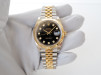 Швейцарские часы Rolex Datejust 41 Jubilee Steel 18K Yellow Gold Black Diamond Dial (2023)