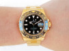 Швейцарские часы Rolex GMT-Master II 18K Yellow Gold Black Dial 40 В ПЛIВКАХ