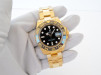 Швейцарские часы Rolex GMT-Master II 18K Yellow Gold Black Dial 40 В ПЛIВКАХ