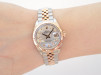 Швейцарские часы Rolex Lady-Datejust 28 Jubilee Steel 18K Rose Gold MOP Diamond Dial (2023)