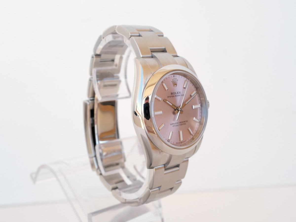 Швейцарские часы Rolex Oyster Perpetual 34 Pink Dial (2024)