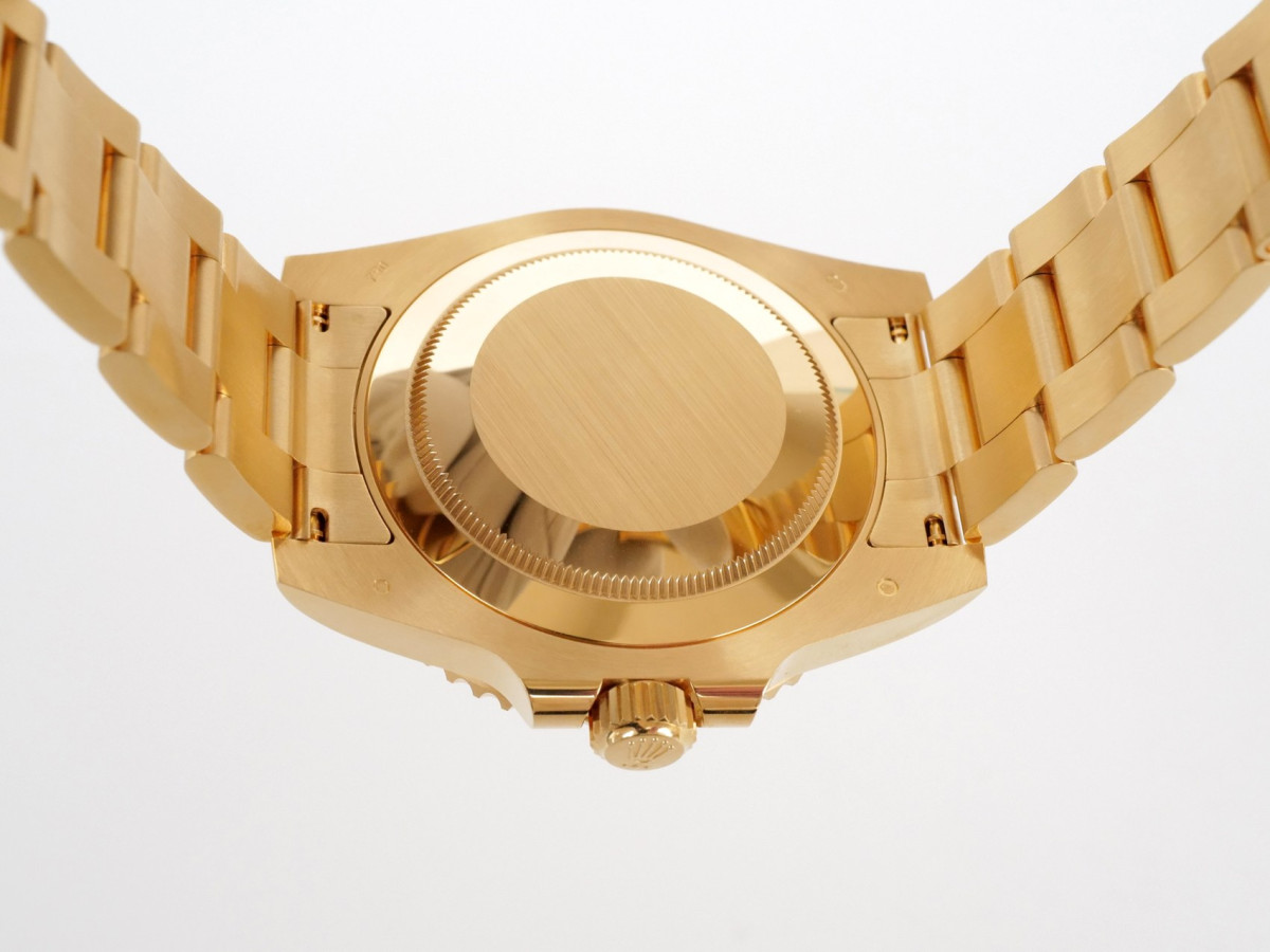 Швейцарские часы Rolex Submariner 18K Yellow Gold Date Ceramic Blue 40