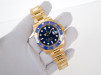 Швейцарские часы Rolex Submariner 18K Yellow Gold Date Ceramic Blue 40