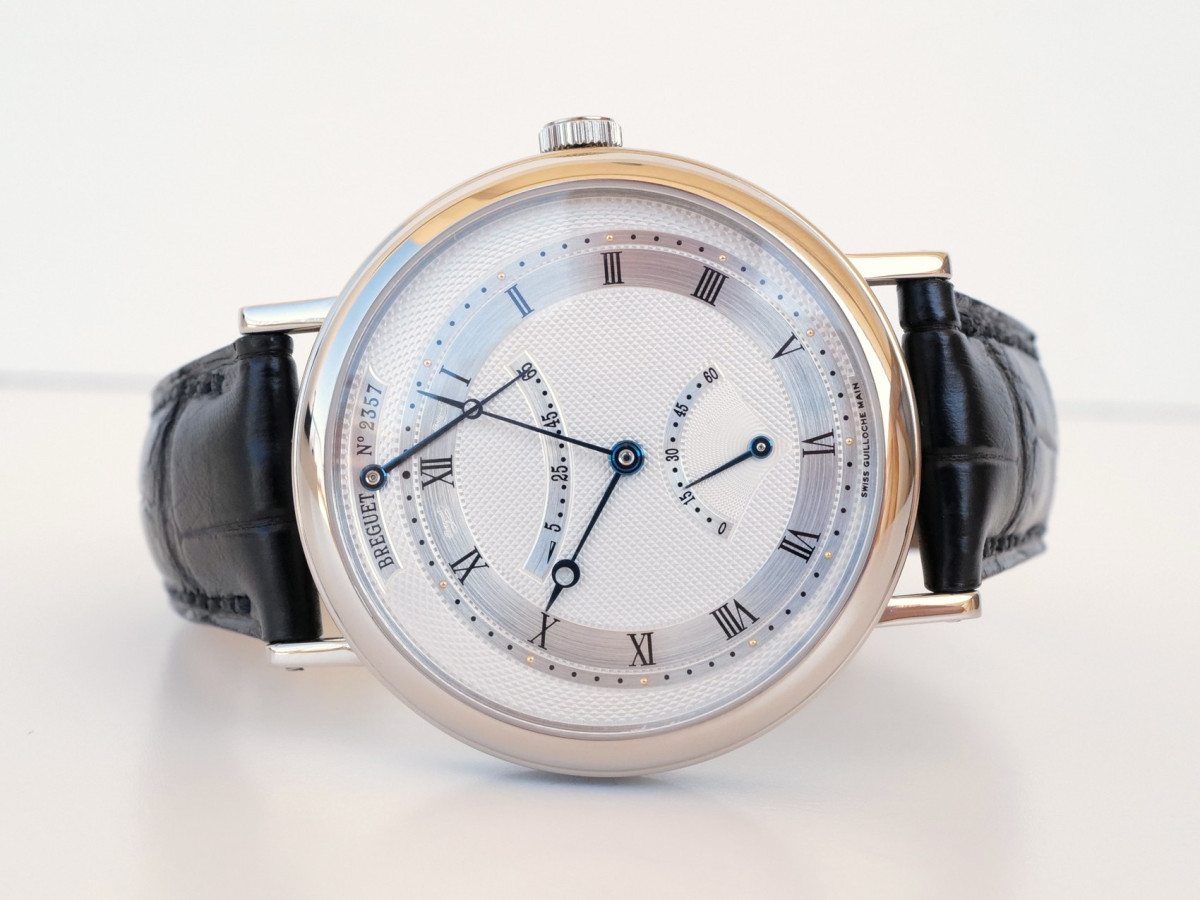 Швейцарские часы Breguet Classique Retrograde Seconds Power Reserve 18K White Gold