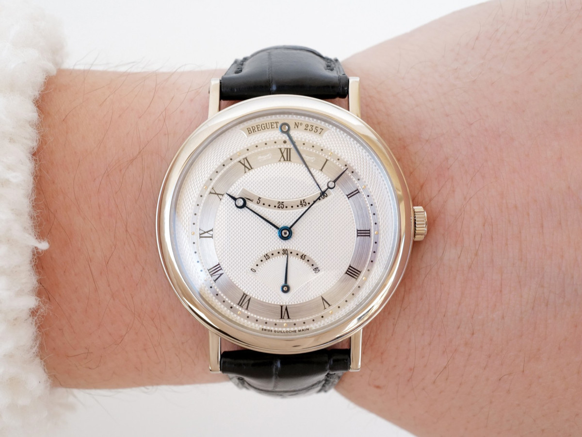 Швейцарские часы Breguet Classique Retrograde Seconds Power Reserve 18K White Gold