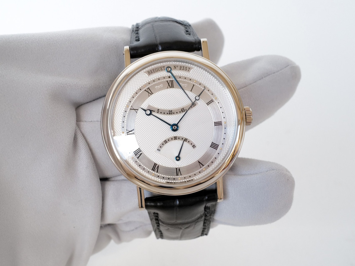 Швейцарские часы Breguet Classique Retrograde Seconds Power Reserve 18K White Gold