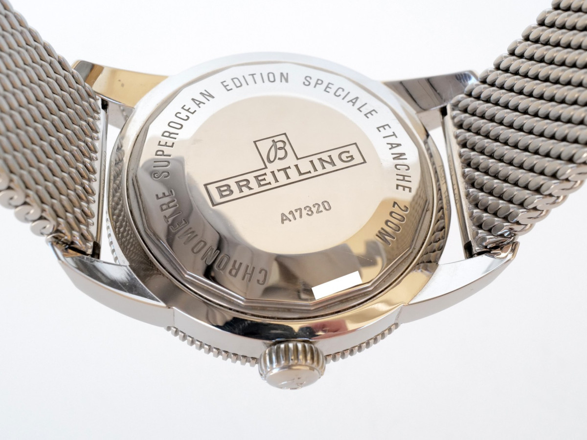 Швейцарские часы Breitling Superocean Heritage 46 Black Dial Steel Bracelet