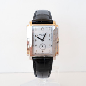 Швейцарские часы Patek Philippe Gondolo 18K White Gold Manual Wind Silver Dial