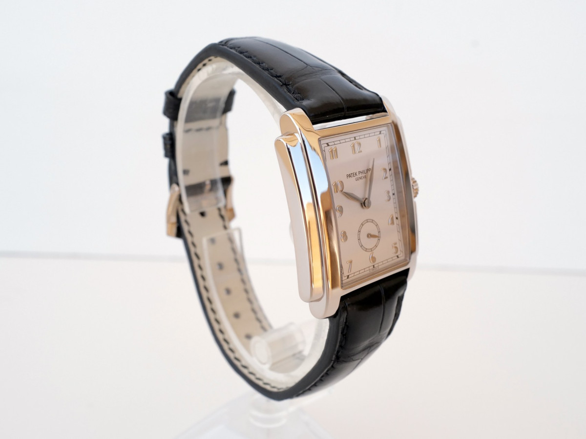 Швейцарские часы Patek Philippe Gondolo 18K White Gold Manual Wind Silver Dial