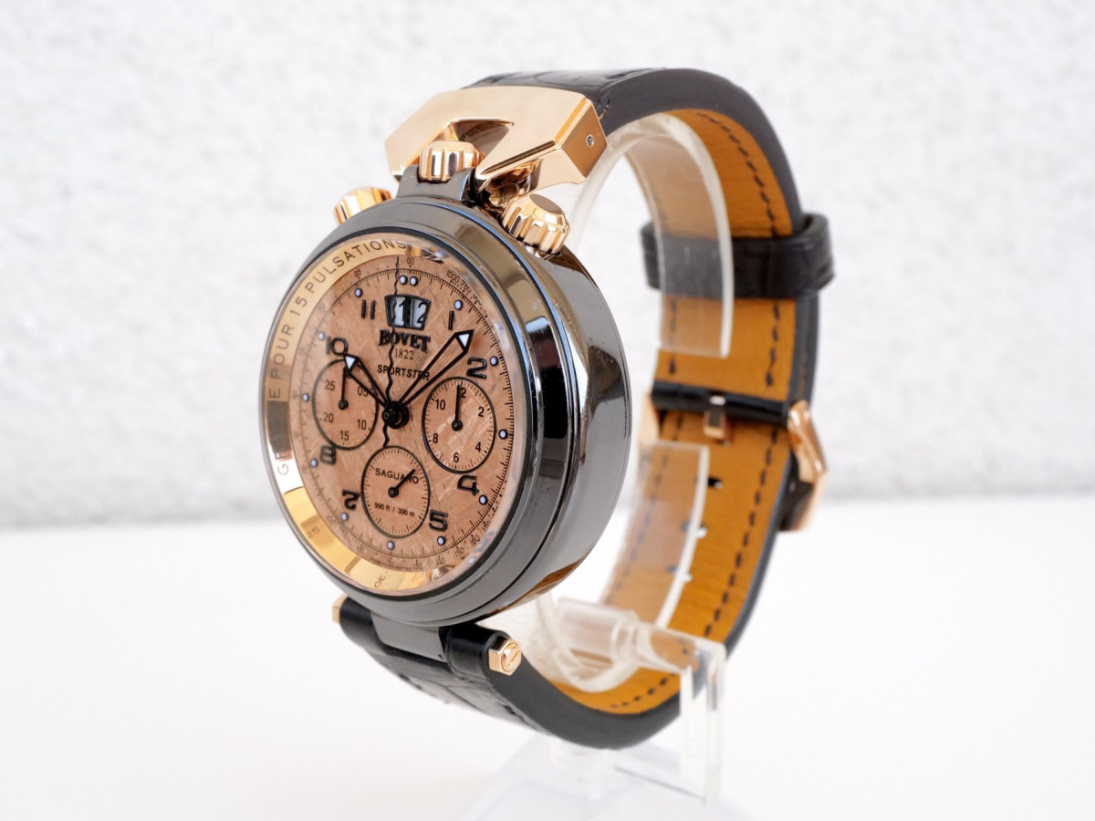 Швейцарские часы Bovet Sportster Saguaro Limited Edition Chronograph Meteorite Dial 46
