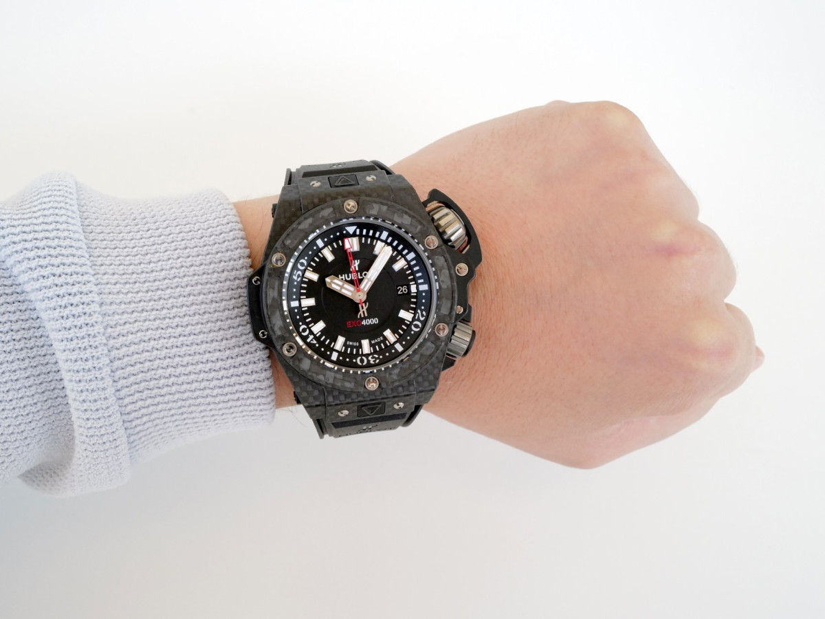 Швейцарские часы Hublot King Power Oceanographic 4000 Carbon 48