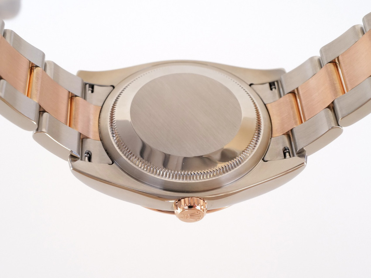 Швейцарские часы Rolex Datejust Turn-O-Graph 18K Rose Gold Steel Black Dial