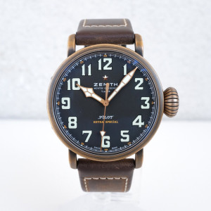 Швейцарские часы Zenith Pilot Type 20 Extra Special Bronze Black Dial 45