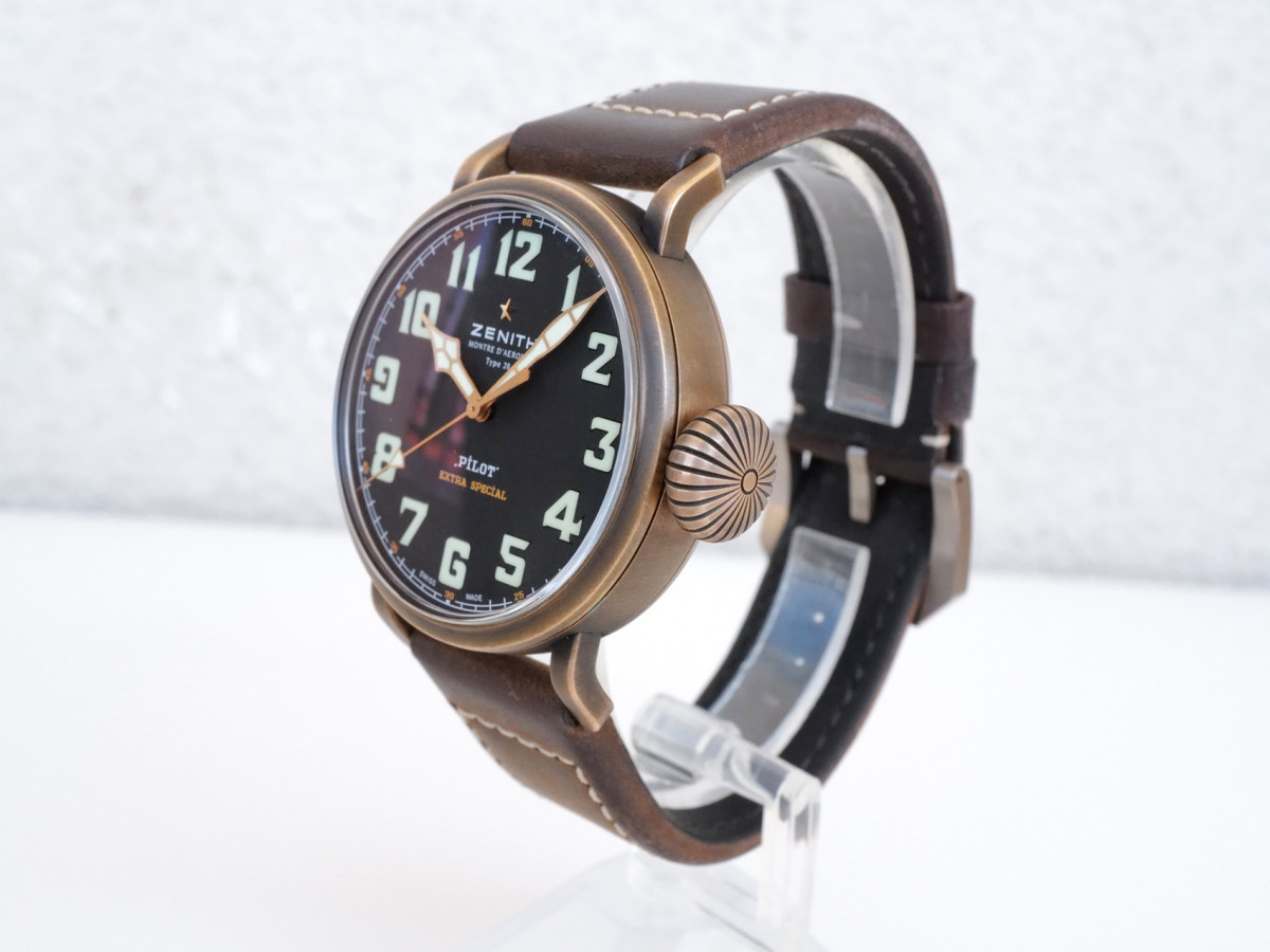 Швейцарские часы Zenith Pilot Type 20 Extra Special Bronze Black Dial 45