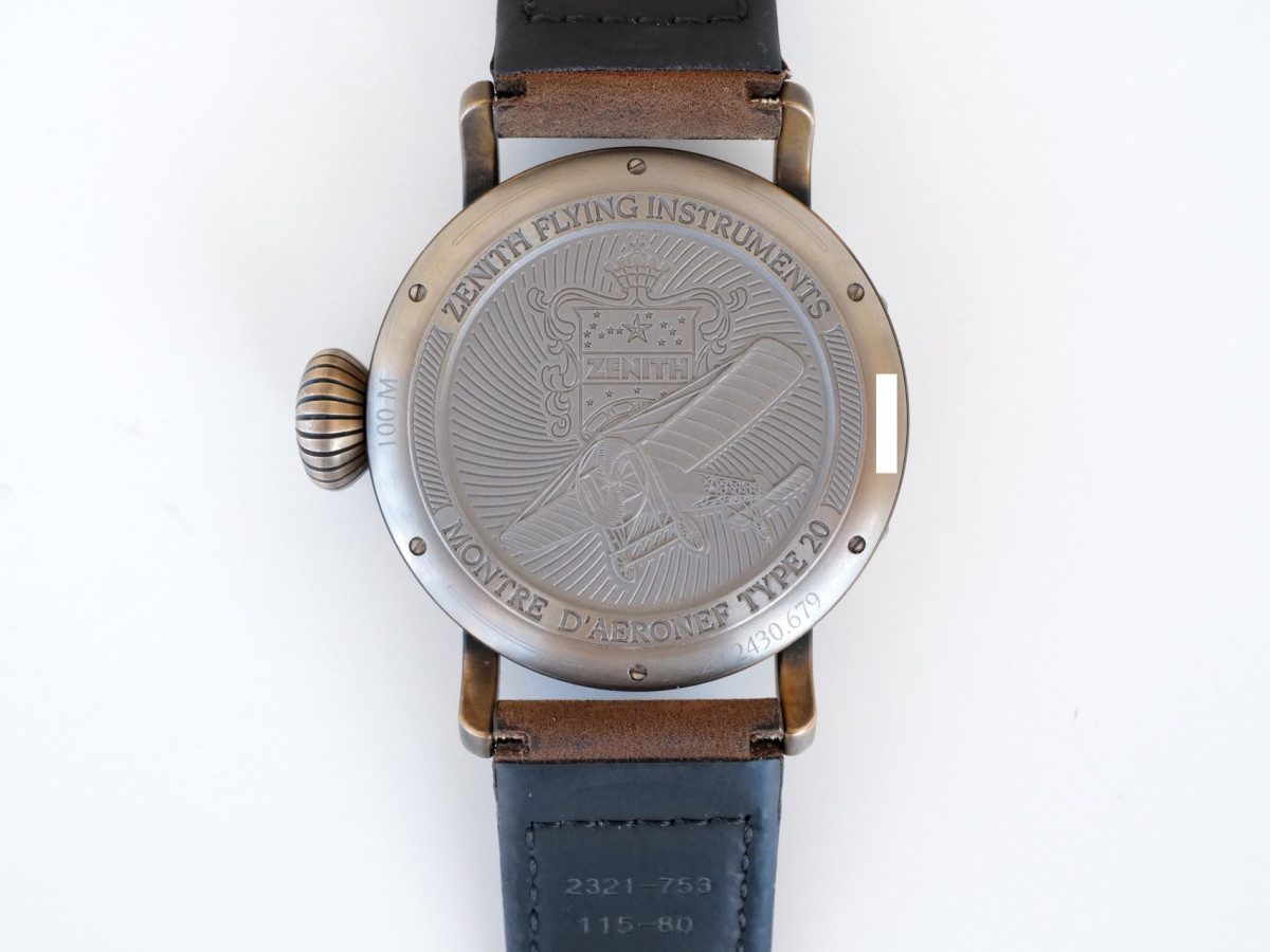 Швейцарские часы Zenith Pilot Type 20 Extra Special Bronze Black Dial 45