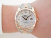 Швейцарские часы Rolex Datejust 41 Jubilee Steel 18K Rose Gold Mother Of Pearl Diamond Dial