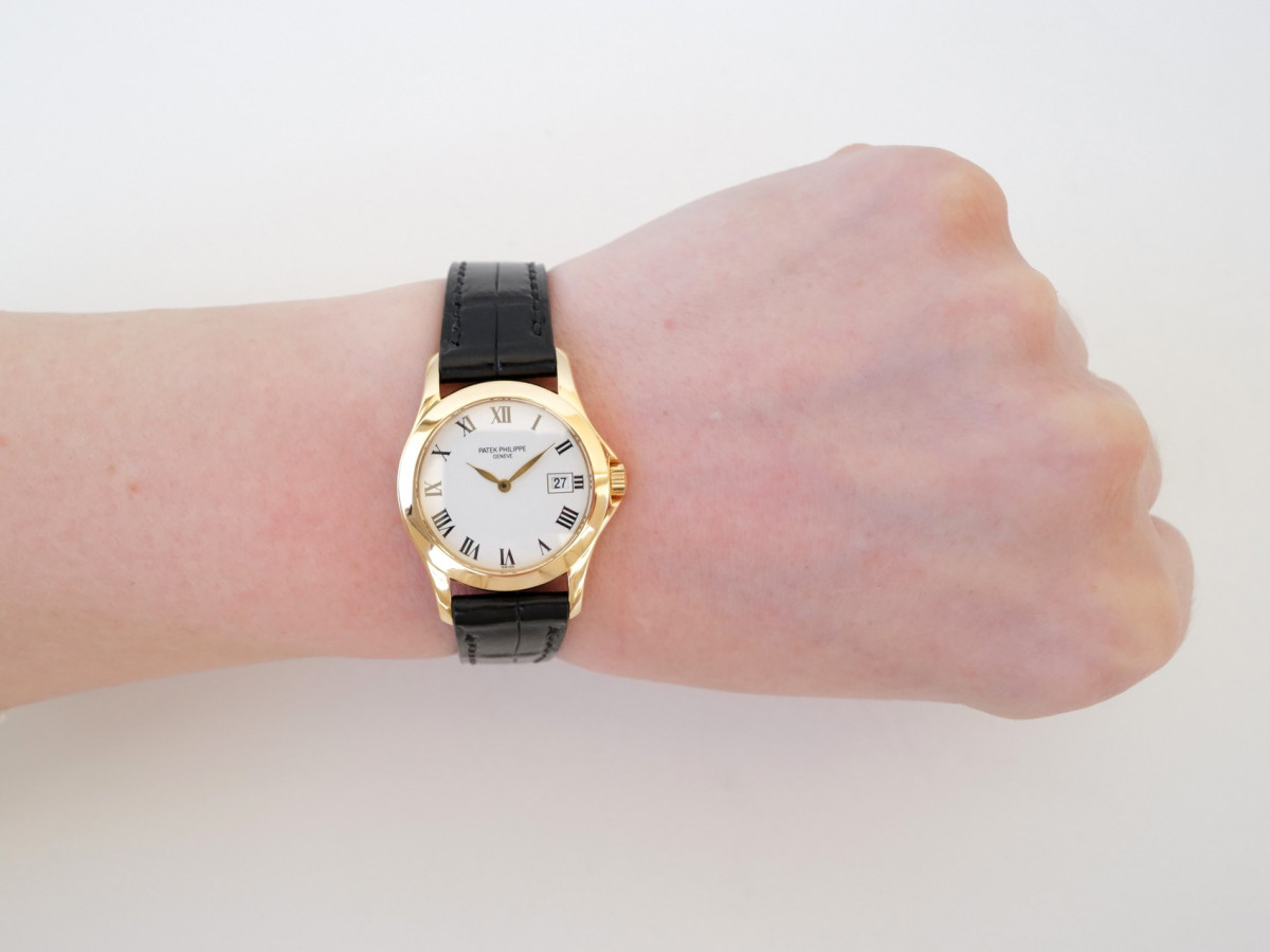 Швейцарские часы Patek Philippe Calatrava Ladies 18K Yellow Gold 28