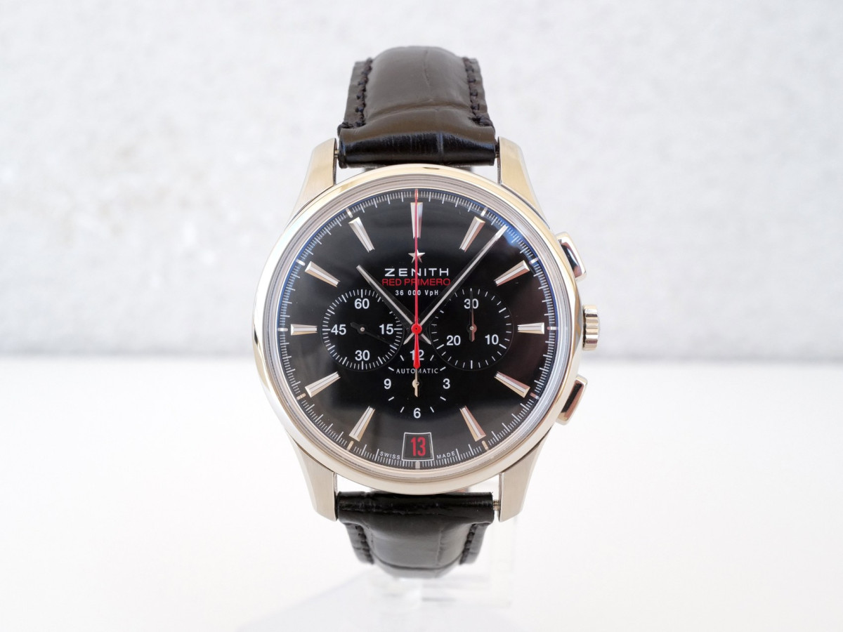 Швейцарские часы Zenith Captain Chronograph Red Primero Limited Edition 42