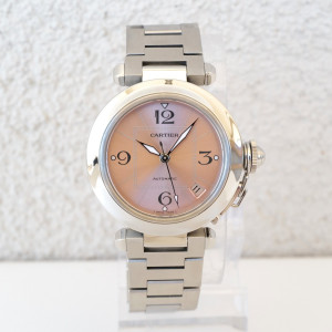 Швейцарские часы Cartier Pasha C Pink Dial 35