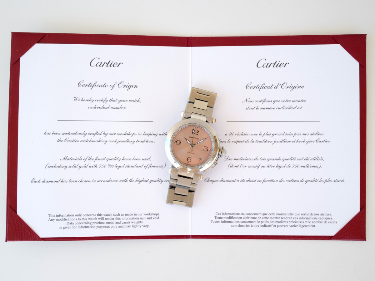 Швейцарские часы Cartier Pasha C Pink Dial 35
