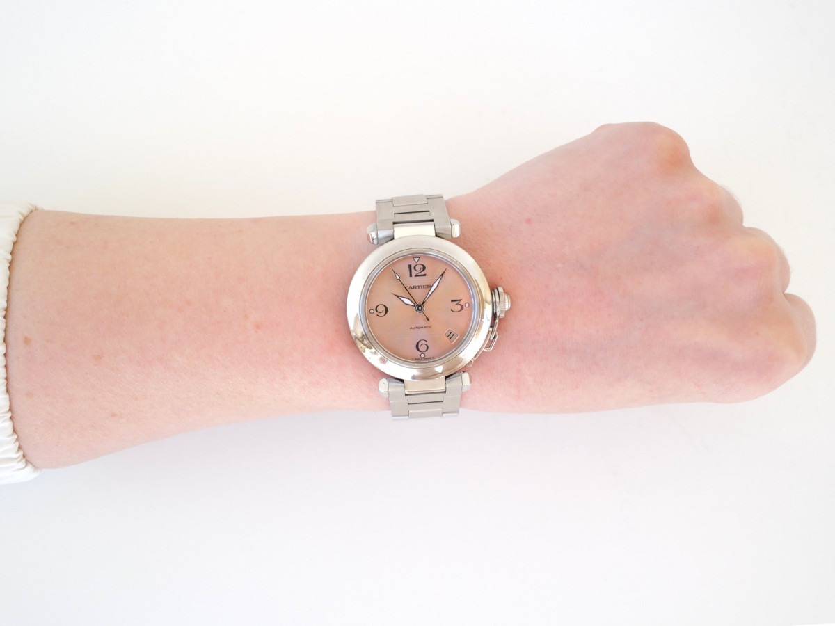 Швейцарские часы Cartier Pasha C Pink Dial 35