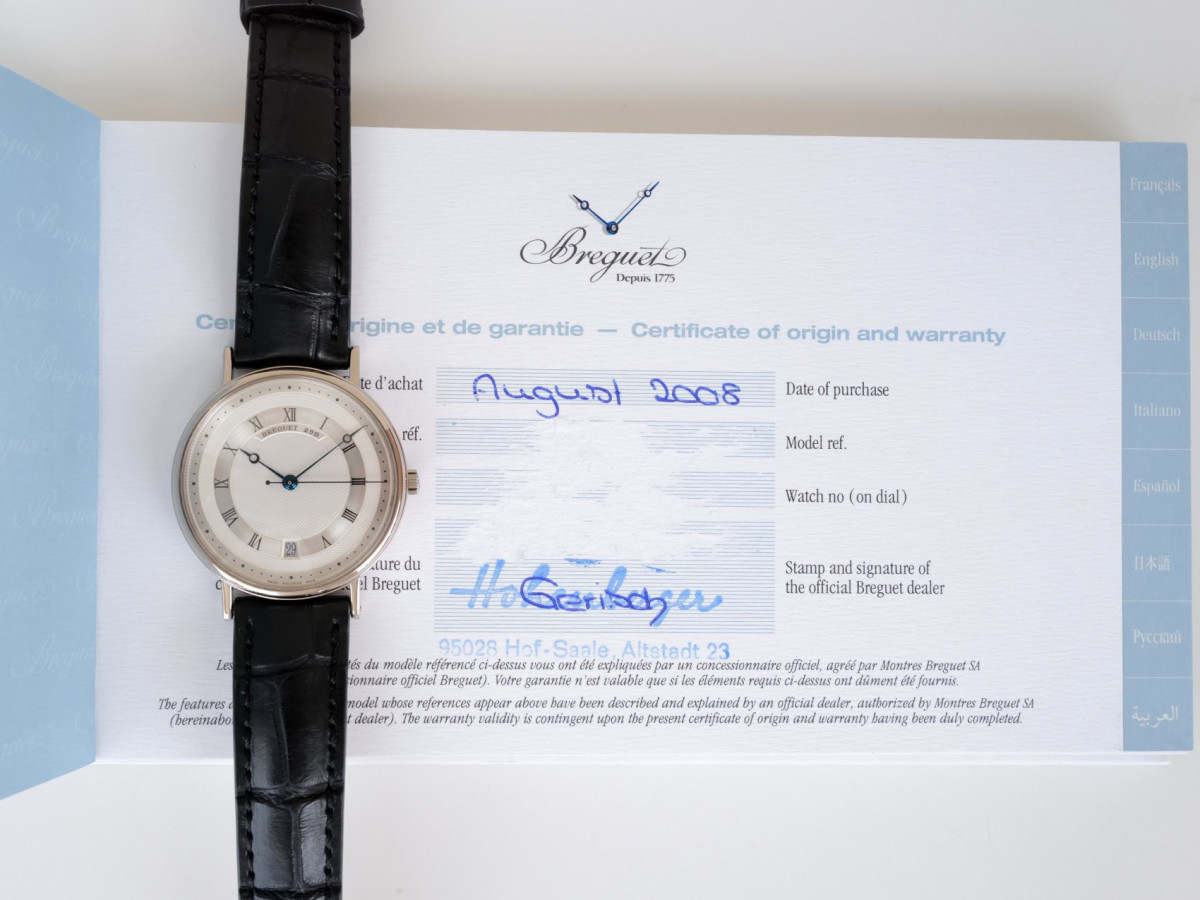 Швейцарские часы Breguet Classique 18K White Gold 36