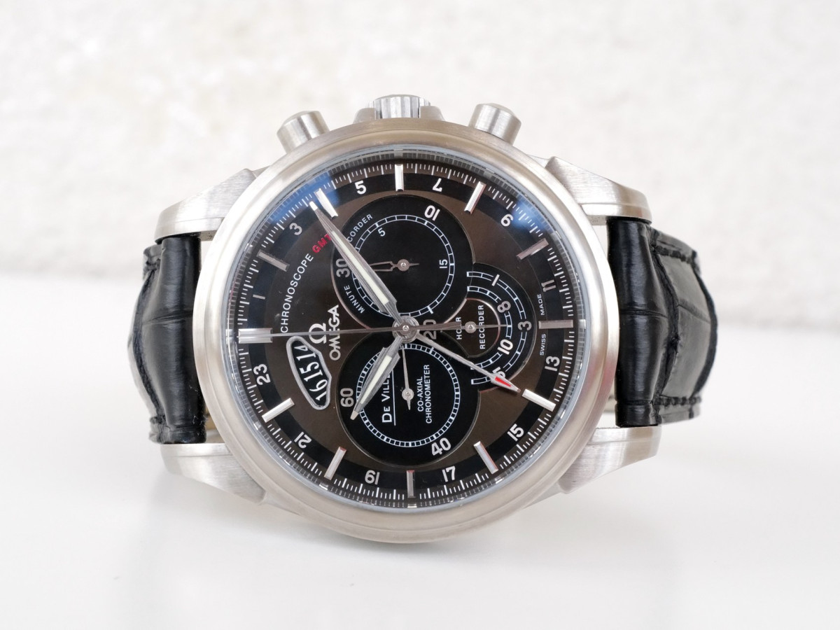 Швейцарские часы Omega De Ville Chronoscope GMT Chronograph 44