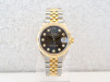 Швейцарские часы Rolex Datejust 31 Jubilee Steel 18K Yellow Gold Grey Diamond Roman