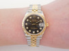 Швейцарские часы Rolex Datejust 31 Jubilee Steel 18K Yellow Gold Grey Diamond Roman