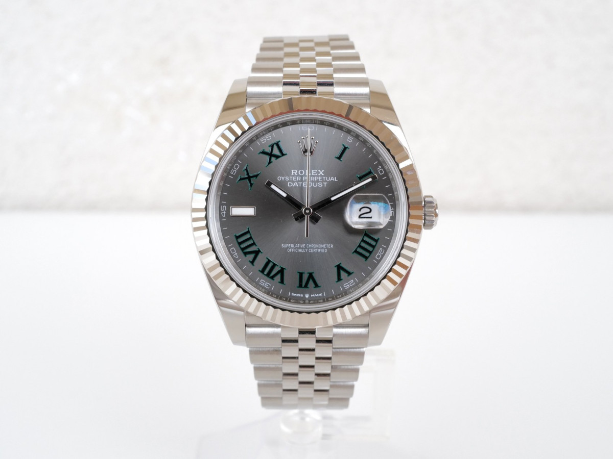 Швейцарские часы Rolex Datejust 41 Jubilee Wimbledon Grey Dial (09.2025)