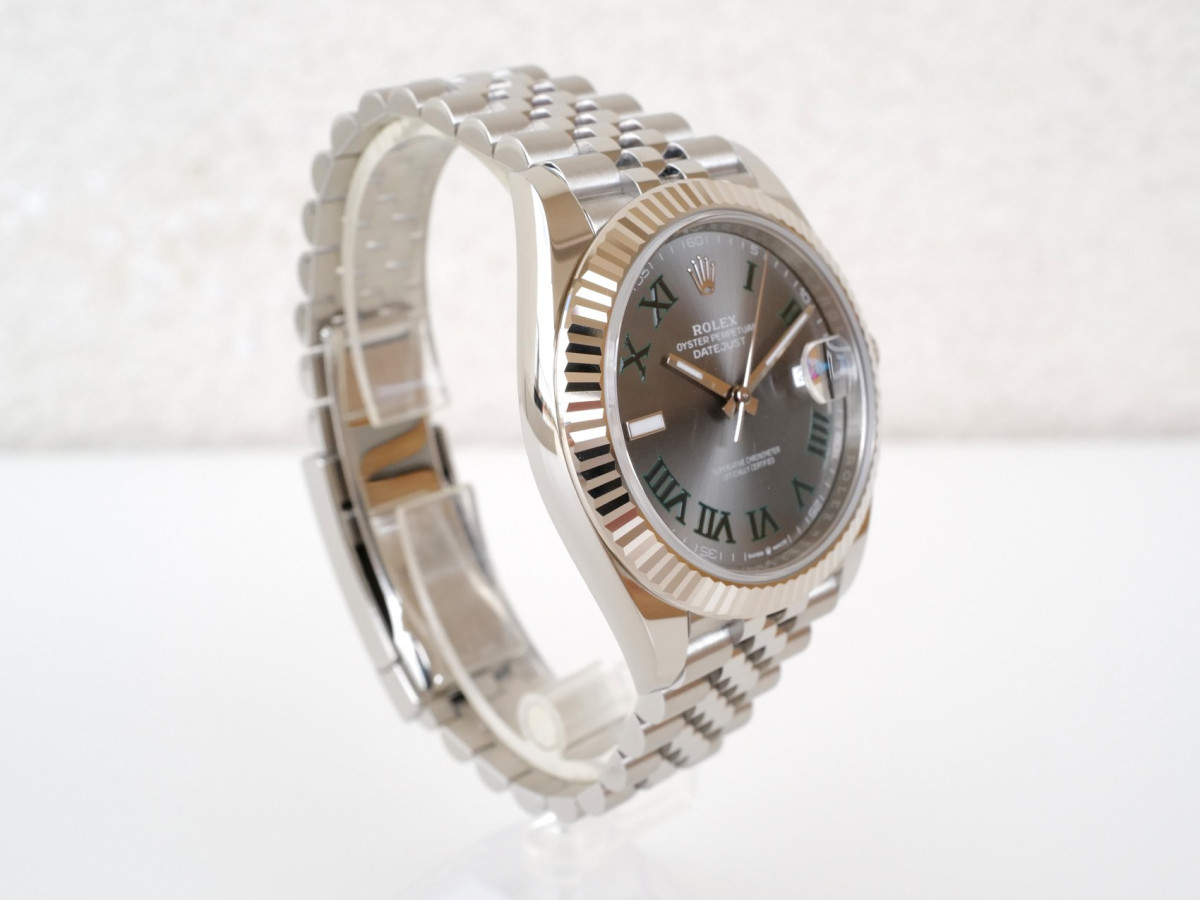 Швейцарские часы Rolex Datejust 41 Jubilee Wimbledon Grey Dial (09.2025)