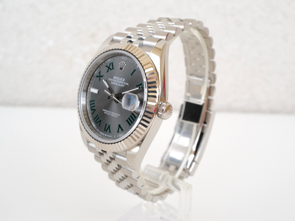 Швейцарские часы Rolex Datejust 41 Jubilee Wimbledon Grey Dial (09.2025)