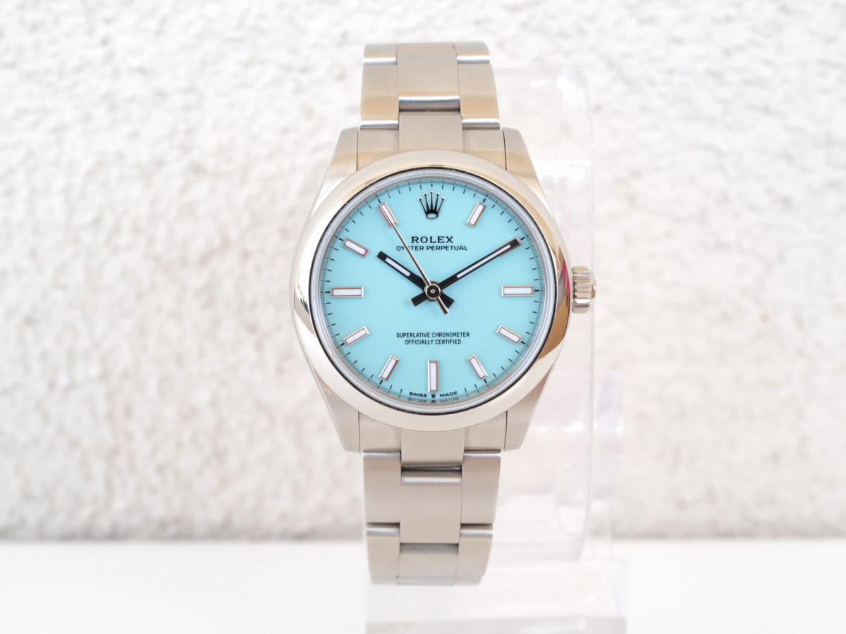Швейцарские часы Rolex Oyster Perpetual 31 Tiffany Dial (2023)