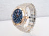 Швейцарський годинник Breitling Chronomat B01 42 Steel Rose Gold Blue Dial