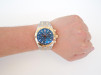 Швейцарський годинник Breitling Chronomat B01 42 Steel Rose Gold Blue Dial