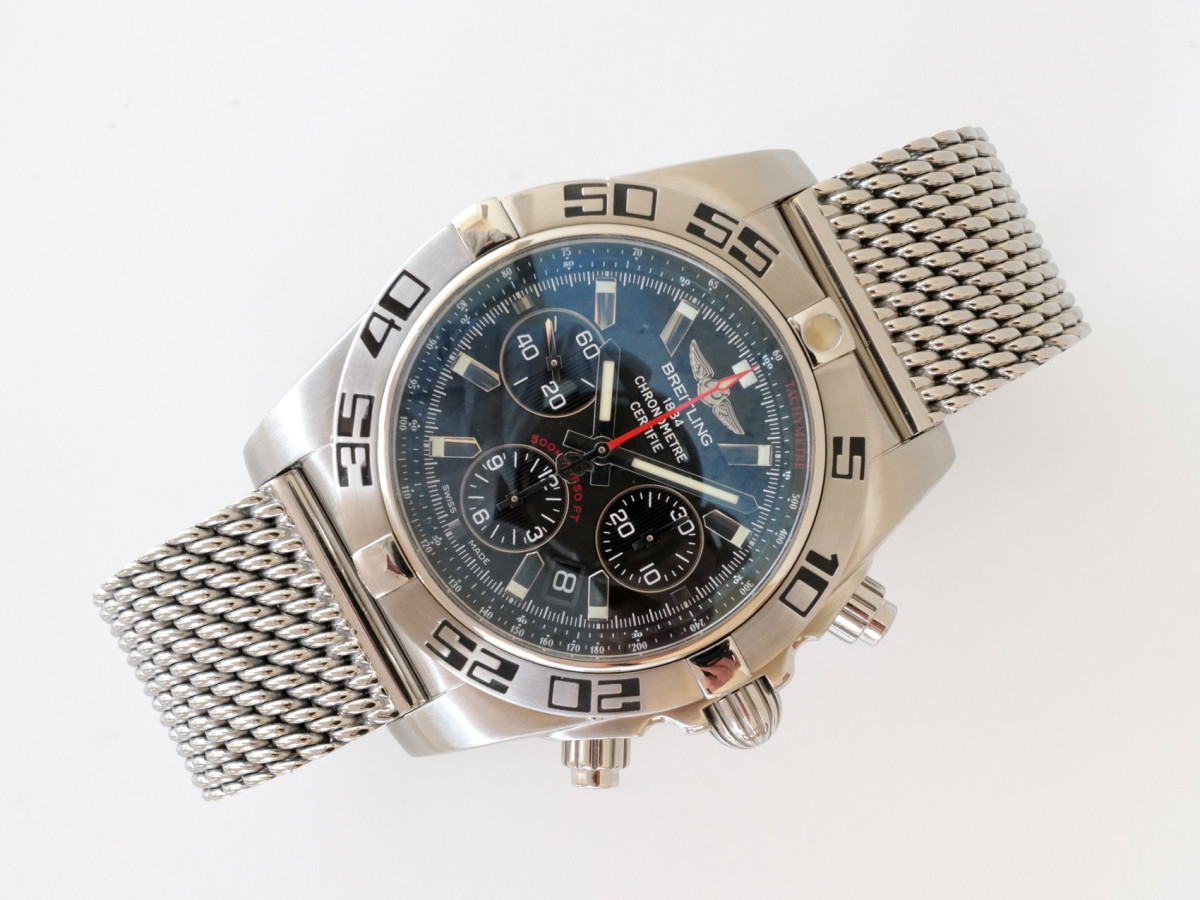 Швейцарський годинник Breitling Chronomat Flying Fish Chronograph Black dial 44