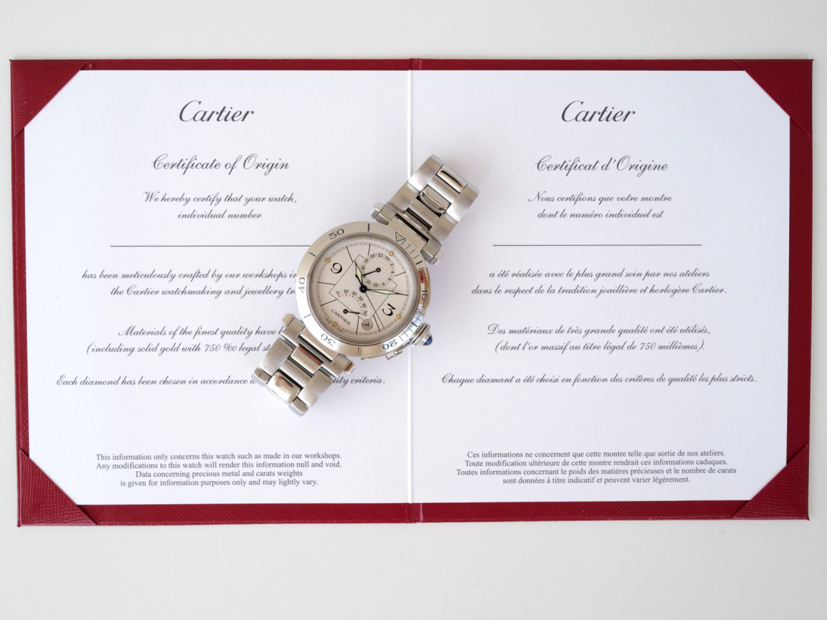 Швейцарський годинник Cartier Pasha GMT Power Reserve 38
